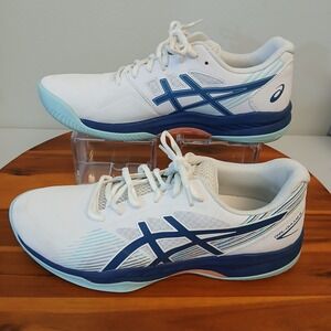 Asics Gel-Game 8 Womens 10.5 White Tennis Pickleball Shoes Sneakers 1042A152